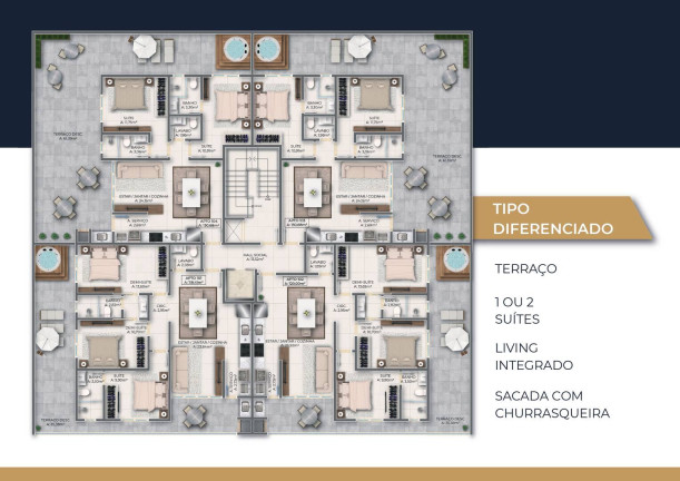 Imagem Apartamento com 3 Quartos à Venda, 90 m² em Bombas - Bombinhas