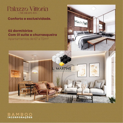 Imagem Apartamento com 2 Quartos à Venda, 67 m² em Floresta - Gramado