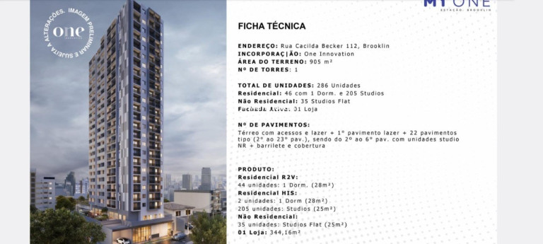 Imagem Imóvel com 1 Quarto à Venda, 28 m² em Jardim Das Acácias - São Paulo Imagem Imóvel com 1 Quarto à Venda, 28 m² em Jardim Das Acácias - São Paulo