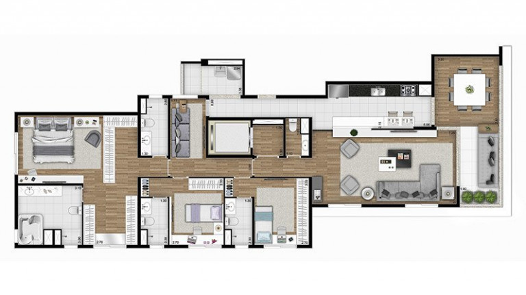 Imagem Apartamento com 4 Quartos à Venda, 206 m² em Perdizes - São Paulo