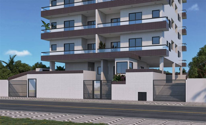 Apartamento com 2 Quartos à Venda, 65 m² em Ocian - Praia Grande