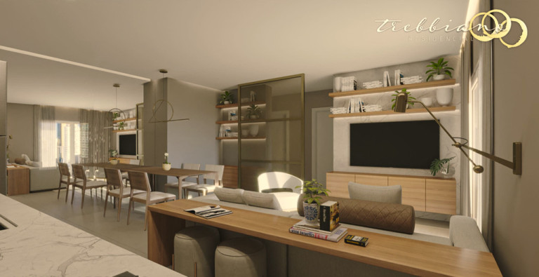 Imagem Apartamento com 3 Quartos à Venda, 87 m² em Campo Comprido - Curitiba
