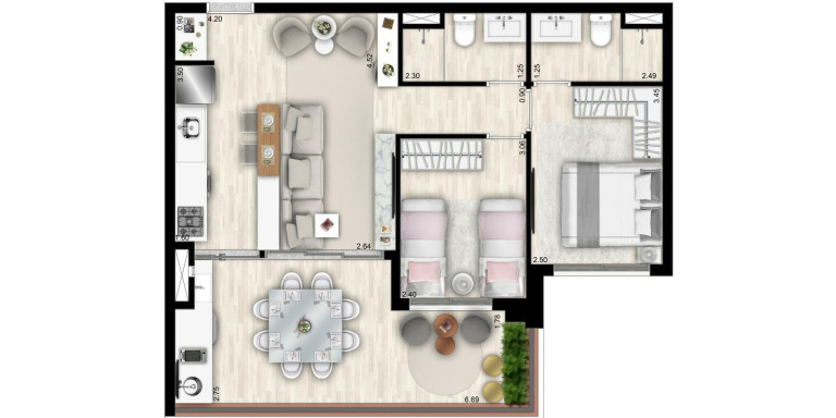 Imagem Apartamento com 2 Quartos à Venda, 69 m² em Pompeia - São Paulo Imagem Apartamento com 2 Quartos à Venda, 69 m² em Pompeia - São Paulo