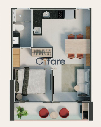 Imagem Apartamento com 1 Quarto à Venda,  em Aldeota - Fortaleza