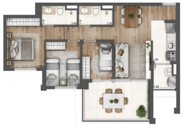 Imagem Apartamento com 3 Quartos à Venda, 75 m² em Ipiranga - São Paulo Imagem Apartamento com 3 Quartos à Venda, 75 m² em Ipiranga - São Paulo
