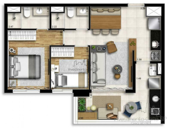 Imagem Apartamento com 2 Quartos à Venda, 58 m² em Saúde - São Paulo Imagem Apartamento com 2 Quartos à Venda, 58 m² em Saúde - São Paulo
