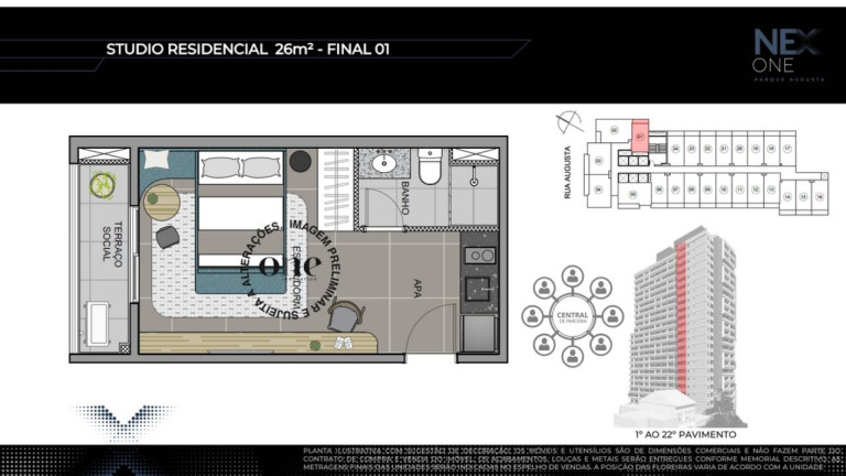Imagem Imóvel à Venda, 26 m² em Consolação - São Paulo Imagem Imóvel à Venda, 26 m² em Consolação - São Paulo