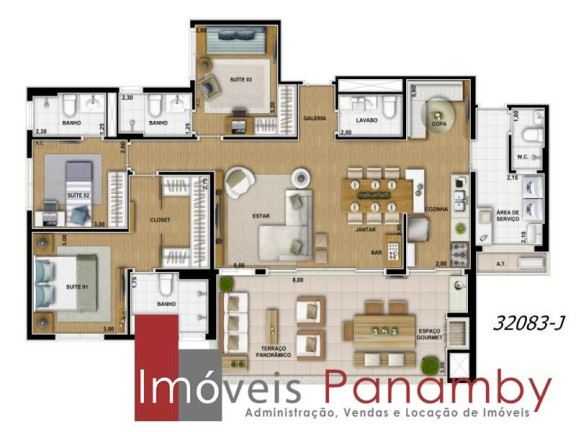 Imagem Apartamento com 3 Quartos à Venda, 138 m² em Vila Andrade - São Paulo Imagem Apartamento com 3 Quartos à Venda, 138 m² em Vila Andrade - São Paulo
