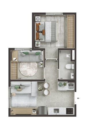 Imagem Apartamento com 2 Quartos à Venda, 31 m² em Butantã - São Paulo