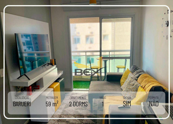 Apartamento com 2 Quartos à Venda, 59 m² em Bethaville I - Barueri