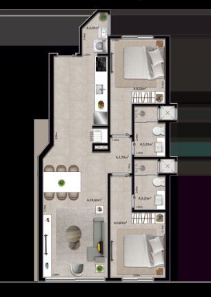 Imagem Apartamento com 3 Quartos à Venda, 130 m² em Capão Da Canoa - Capão Da Canoa