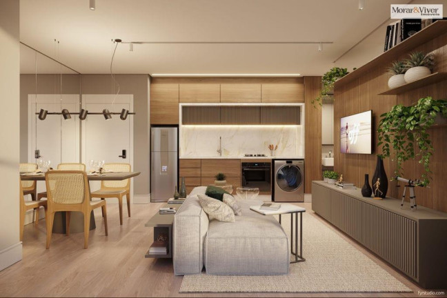 Imagem Apartamento com 1 Quarto à Venda, 54 m² em Batel - Curitiba