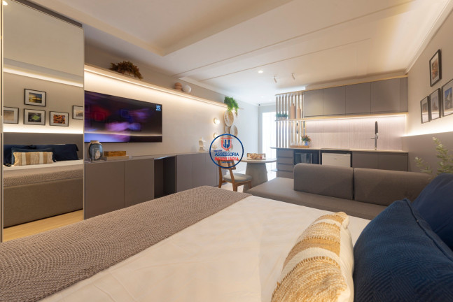 Imagem Apartamento com 1 Quarto para Alugar ou Temporada, 27 m² em Ponta Negra - Natal