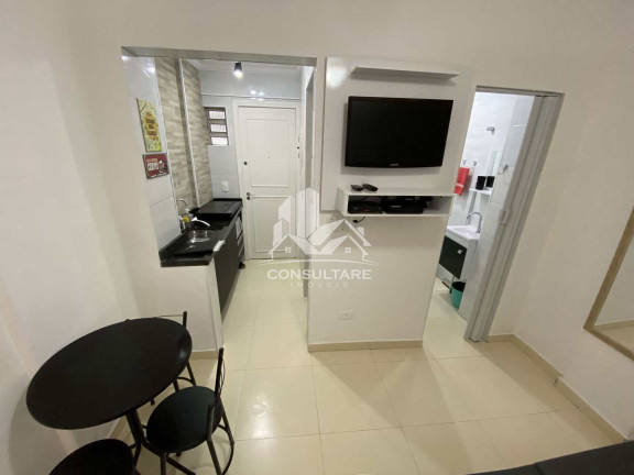 Imagem Kitnet com 1 Quarto à Venda, 36 m² em José Menino - Santos Imagem Kitnet com 1 Quarto à Venda, 36 m² em José Menino - Santos