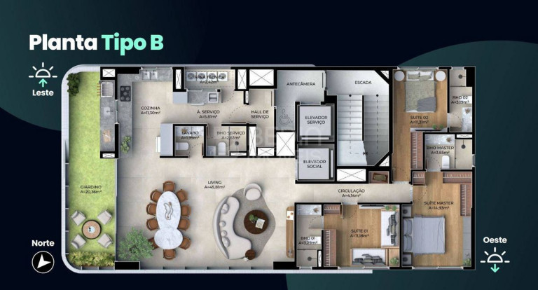 Imagem Apartamento com 3 Quartos à Venda, 161 m² em Centro - Balneário Camboriú Imagem Apartamento com 3 Quartos à Venda, 161 m² em Centro - Balneário Camboriú