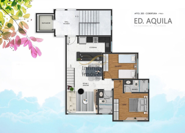 Imagem Cobertura com 2 Quartos à Venda, 43 m² em Padre Eustáquio - Belo Horizonte