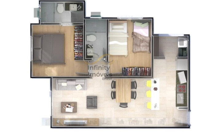 Imagem Apartamento com 3 Quartos à Venda, 86 m² em Cabral - Contagem Imagem Apartamento com 3 Quartos à Venda, 86 m² em Cabral - Contagem