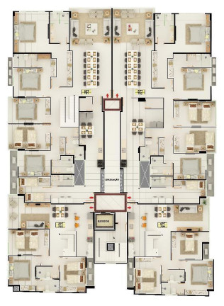Imagem Apartamento com 3 Quartos à Venda, 105 m² em Camboinha - Cabedelo