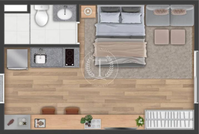 Imagem Apartamento com 1 Quarto à Venda, 24 m² em Higienópolis - São Paulo
