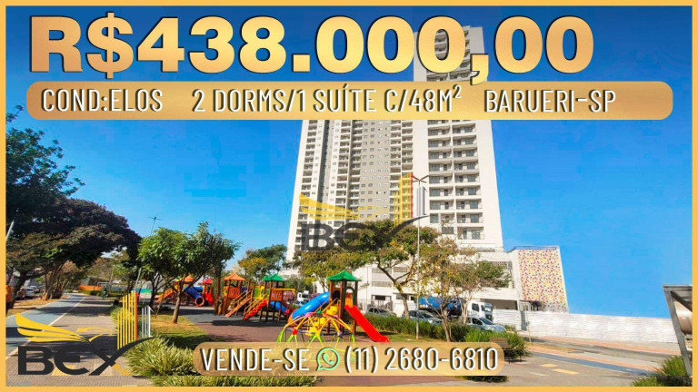 Imagem Apartamento com 2 Quartos à Venda, 48 m² em Nova Aldeinha - Barueri
