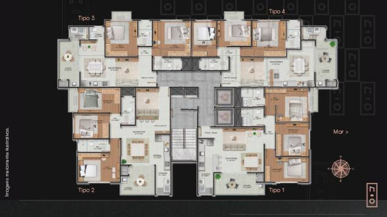 Imagem Apartamento com 2 Quartos à Venda, 80 m² em Balneário Piçarras
