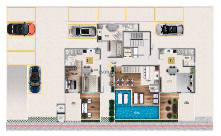 Cobertura com 2 Quartos à Venda, 72 m² em Centro - Bombinhas