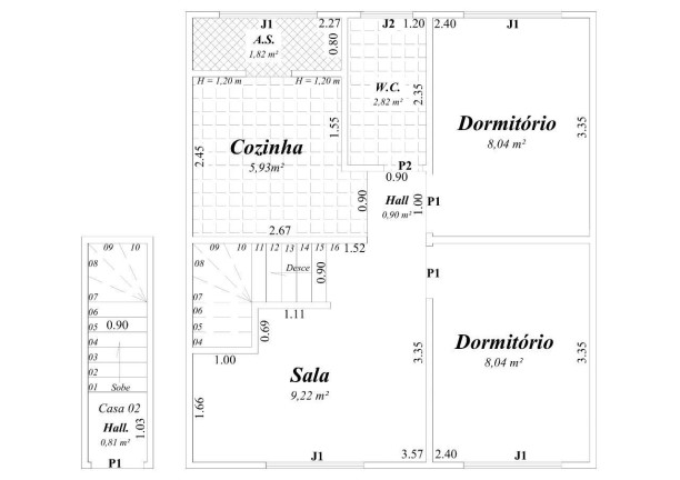 Imagem Casa com 2 Quartos à Venda, 42 m² em Antártica - Praia Grande Imagem Casa com 2 Quartos à Venda, 42 m² em Antártica - Praia Grande
