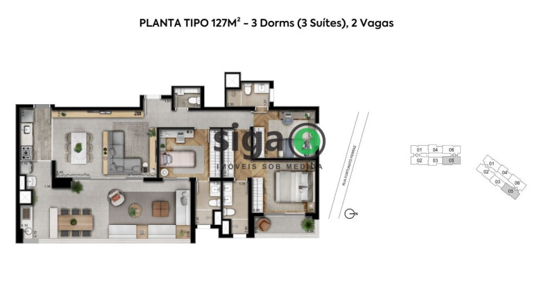 Imagem Apartamento com 3 Quartos à Venda, 127 m² em Lapa - São Paulo