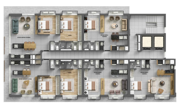 Imagem Cobertura com 1 Quarto à Venda, 78 m² em Petrópolis - Porto Alegre