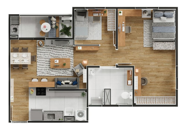 Imagem Apartamento com 2 Quartos à Venda, 64 m² em Bonfim - Campinas Imagem Apartamento com 2 Quartos à Venda, 64 m² em Bonfim - Campinas