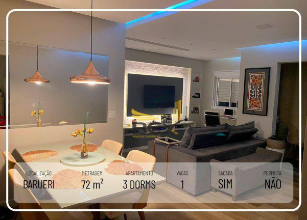Apartamento com 3 Quartos à Venda, 71 m² em Vila Boa Vista - Barueri
