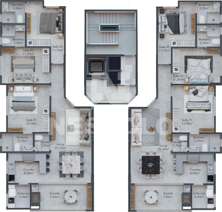 Imagem Apartamento à Venda, 105 m² em Meia Praia - Itapema Imagem Apartamento à Venda, 105 m² em Meia Praia - Itapema