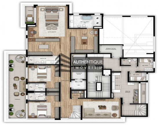 Imagem Cobertura com 4 Quartos à Venda, 656 m² em Ibirapuera - São Paulo
