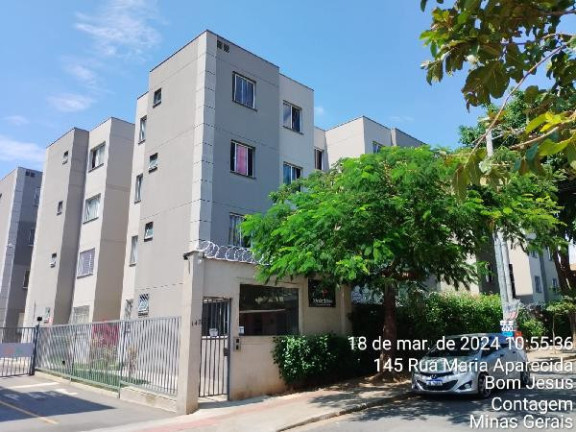 Apartamento com 2 Quartos à Venda, 44 m² em Chacaras Bom Jesus - Contagem