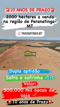 Fazenda à Venda, 413 m² em Fazenda - Paranatinga