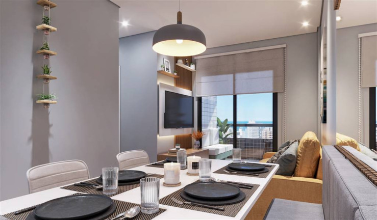 Imagem Apartamento com 2 Quartos à Venda, 65 m² em Ocian - Praia Grande