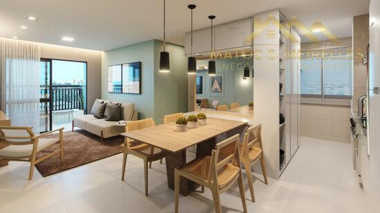 Imagem Apartamento com 2 Quartos à Venda, 61 m² em Fátima - Fortaleza
