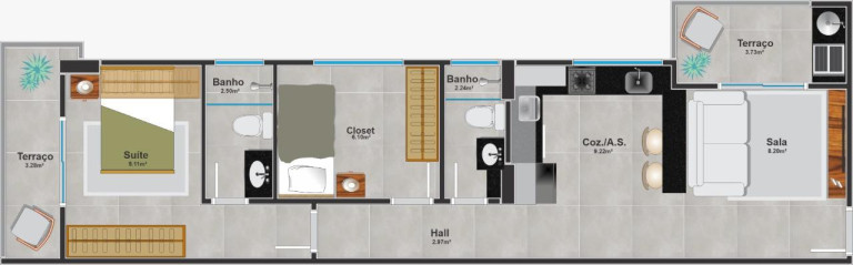 Imagem Apartamento com 2 Quartos à Venda, 54 m² em Canto Do Forte - Praia Grande Imagem Apartamento com 2 Quartos à Venda, 54 m² em Canto Do Forte - Praia Grande