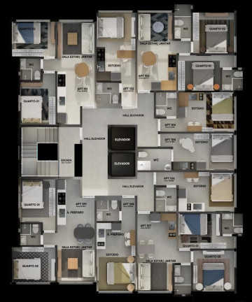 Imagem Apartamento com 1 Quarto à Venda, 19 m² em Jardim Oceania - João Pessoa
