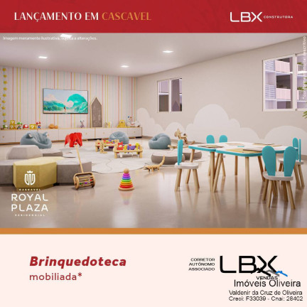 Imagem Apartamento com 2 Quartos à Venda, 54 m² em Cancelli - Cascavel
