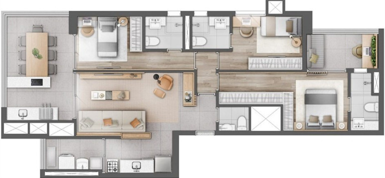 Imagem Apartamento com 2 Quartos à Venda, 61 m² em Vila Romana - São Paulo