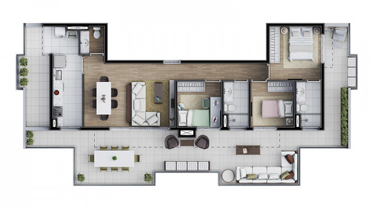 Imagem Apartamento com 2 Quartos à Venda, 117 m² em Conceição - São Paulo