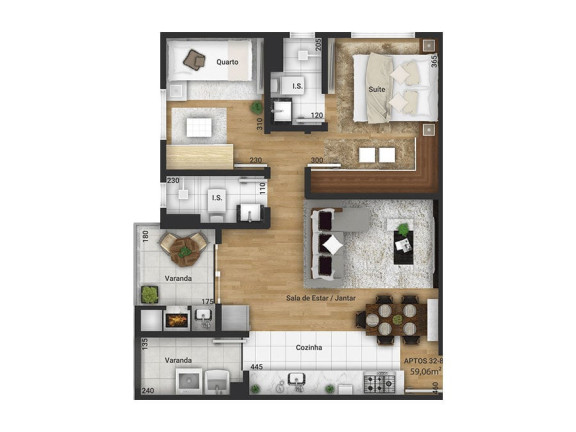 Imagem Apartamento com 2 Quartos à Venda, 72 m² em Tingui - Curitiba