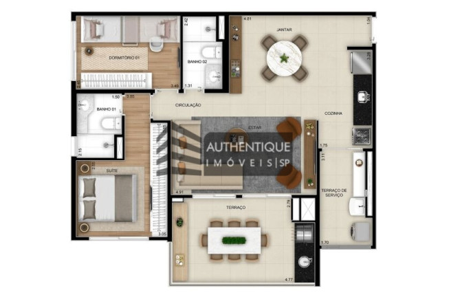 Imagem Apartamento com 3 Quartos à Venda, 89 m² em Vila Guilhermina - São Paulo Imagem Apartamento com 3 Quartos à Venda, 89 m² em Vila Guilhermina - São Paulo