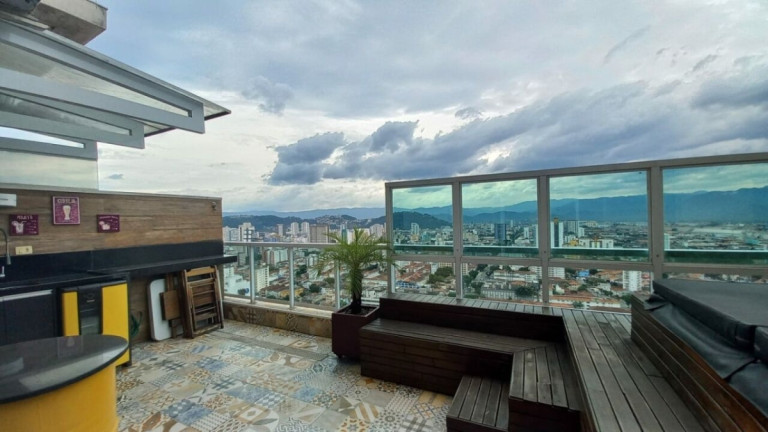 Imagem Apartamento com 1 Quarto para Alugar, 93 m² em Boqueirão - Santos Imagem Apartamento com 1 Quarto para Alugar, 93 m² em Boqueirão - Santos