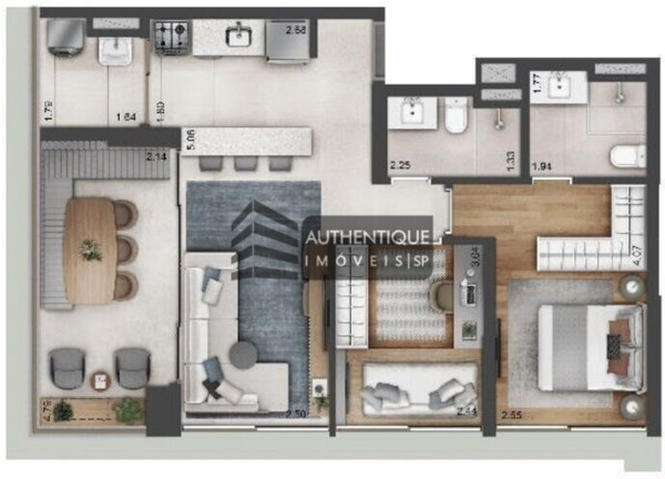 Imagem Imóvel com 1 Quarto à Venda, 32 m² em Chácara Santo Antônio - São Paulo Imagem Imóvel com 1 Quarto à Venda, 32 m² em Chácara Santo Antônio - São Paulo