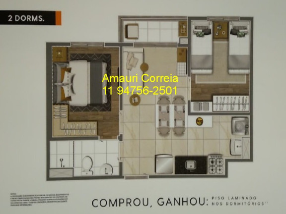 Imagem Imóvel com 2 Quartos à Venda, 38 m² em Vila Pirituba - São Paulo