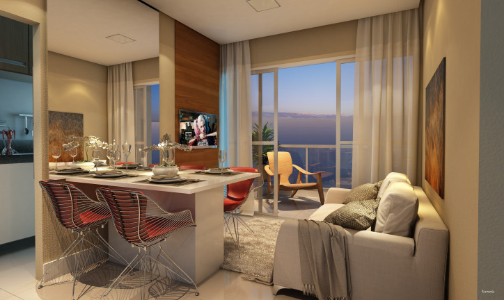 Imagem Imóvel com 1 Quarto à Venda, 44 m² em Muquiçaba - Guarapari