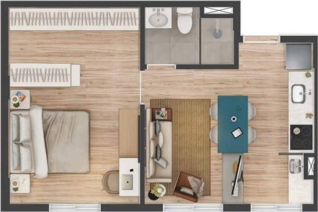 Imagem Apartamento com 2 Quartos à Venda, 33 m² em Nossa Senhora Do ó - São Paulo
