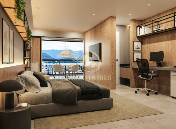 Apartamento com 1 Quarto à Venda, 36 m² em Itaguá - Ubatuba